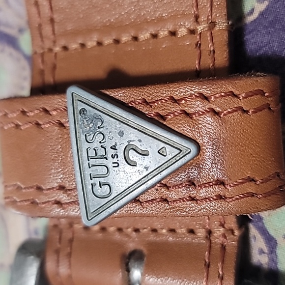 Vintage Guess Leather Belt - Made in USA! - Picture 2 of 6